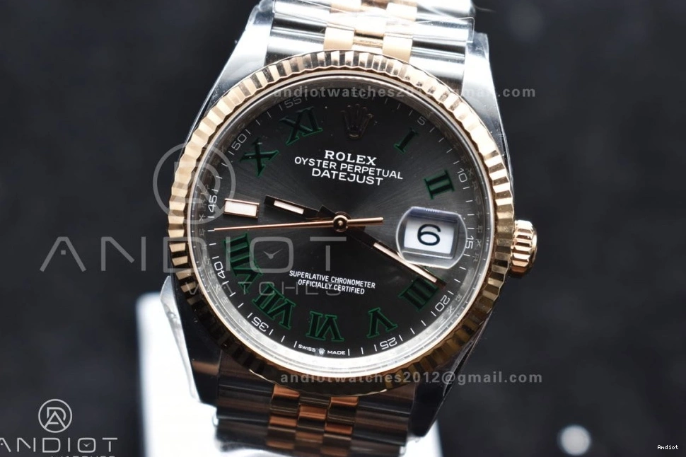Steel Marker 36 Gray on 567 1:1 904L Jubilee VR Best Edition Roman Green RG Premium DIal Clean 126231 DateJust SS Bracelet 0727